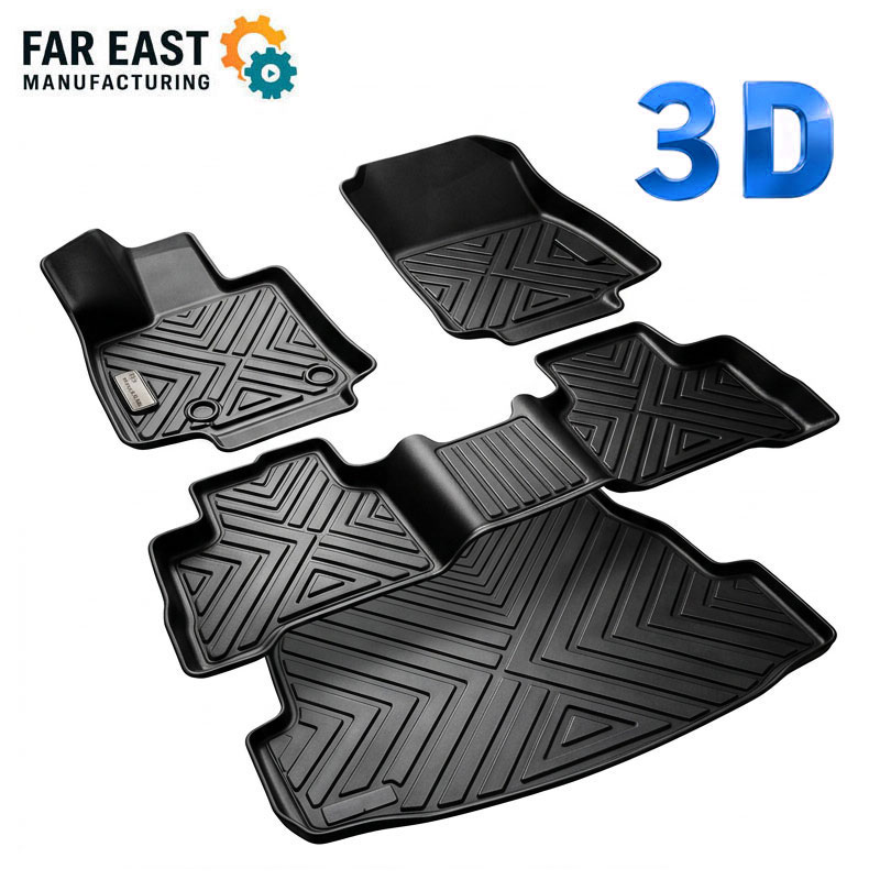 3D TPE automobilių grindų kilimėliai